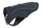 dog jacket with harness in Basalt Gray